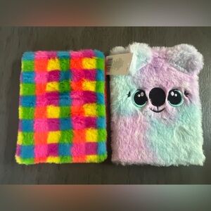 Colorful Furry Notebooks